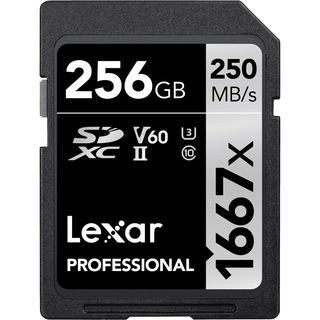 Карта памяти 256ГБ Lexar Professional 1667x SDXC UHS-II C10 V60 U3