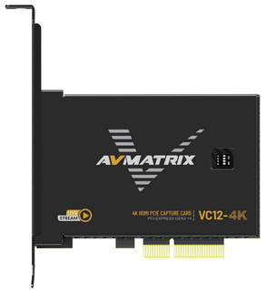 Плата видеозахвата AVMATRIX VC12-4K HDMI PCIE