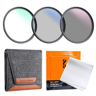 Набор из 3 фильтров K&F Concept (MCUV/ CPL/ ND4) + Filter Pouch, 77mm