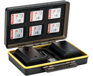Кейс JJC BC-3SD6 для карт памяти и аккумуляторов (6 x SD cards and 2 x universal batteries)