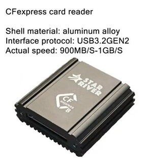 Кардридер Star River для CFexpress Type B USB 3.1 в алюминиевом корпусе (новый)