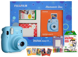 Фотокамера моментальной печати FUJIFILM Instax MINI 11 Delight BOX Kit Blue