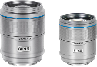 Комплект объективов Sirui Sniper 16/ 75mm F1.2 AF APS-C (X-Mount) Серебро