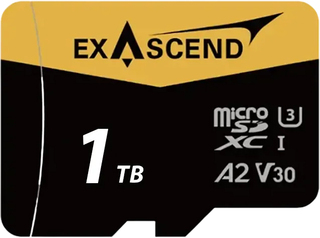 Карта памяти  Micro SD 1 TB Exascend Catalyst UHS-I V30 + адаптер SD