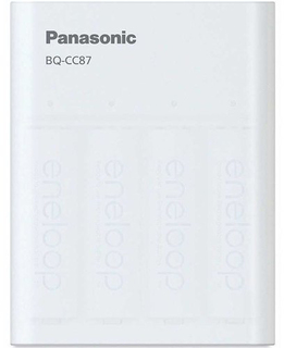 Зарядное устройство Panasonic Basic Charger с акум. Eneloop 4AA 2000Mah (K-KJ87MCD40USB)