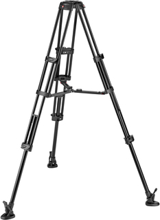 Manfrotto MVTTWINMA Alu Twin MS Tripod 100/ 75mm Видеоштатив без головы