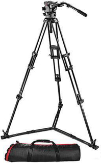 Manfrotto 526,545GBK-1 Видеокомплект с головой 526 и штативом 545GB в сумке MBAG100PN