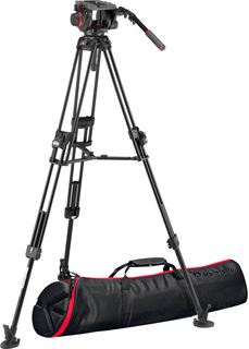 Manfrotto MVK509TWINFA Комплект алюм. видеоштатива MVTTWINFA двойными ногами, чашей 100/ 75 и с голов