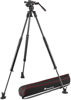 Manfrotto MVK612SNGFC Комплект карбон. видеоштатива MVTSNGFC c одинарными ногами, чашей 75/ 60 и с го