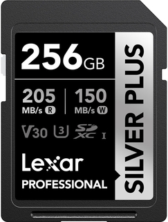 Карта памяти 256GB Lexar Professional SILVER PLUS SDXC™ UHS-I C10 V30 U3