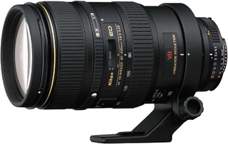 Объектив Nikon 80-400 mm f/ 4.5-5.6D ED AF VR Zoom-Nikkor (s/ n:408522) Б/ У